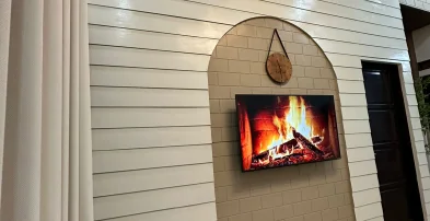 GRC Simple Plank, GRC Deco Brick | Dinding dalam, backdrop TV